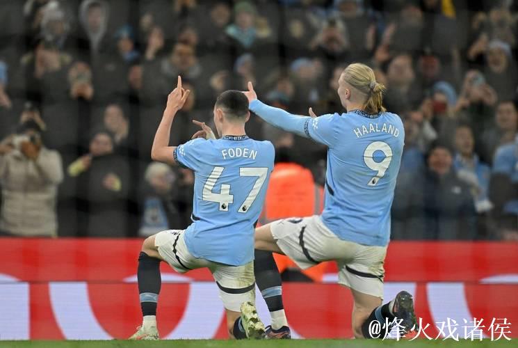 为哈兰德送上最多助攻的曼城球员：德布劳内、努内斯和福登